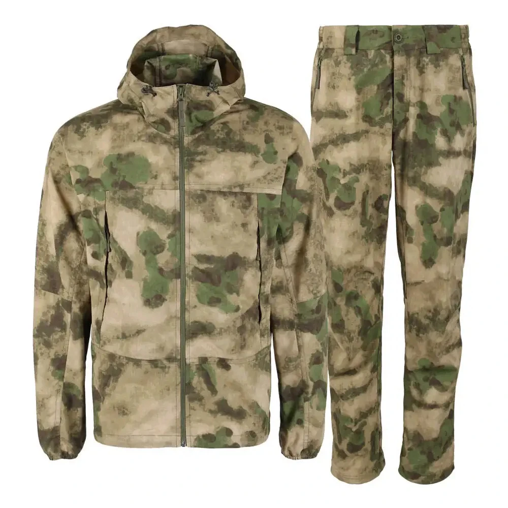 Custom Design Hunting Uniform Sets Hunting Suit Wear Men Clothing Long Sleeve Shirt Camouflage Uniform