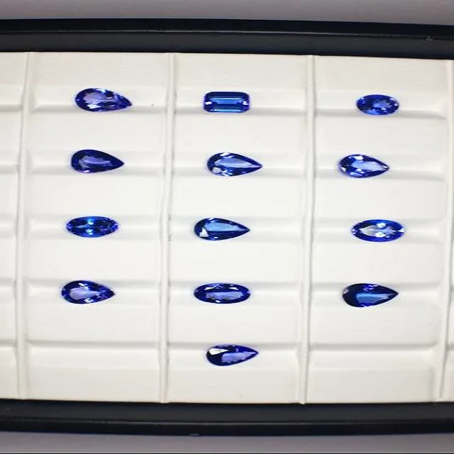 Tanzanite Well Cut And Polished Natural Gemstone With  Quality Color And Luster Tanzanite For Jewelry In Various Sizes