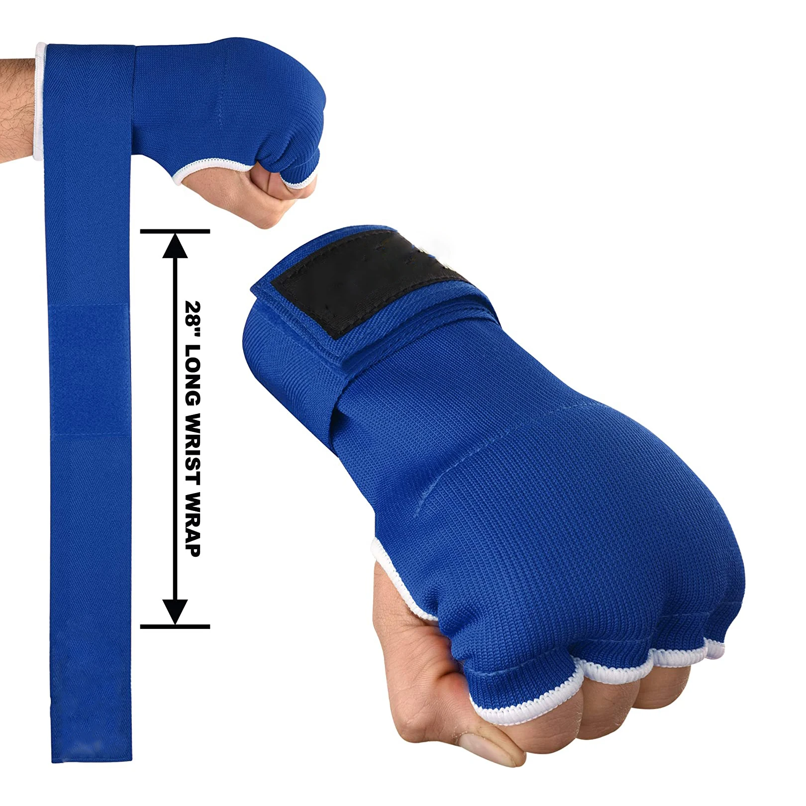 New  Style Gel Quick Wrap Inner Gloves Padded MMA Boxing Wrist Hand Wraps Bandage Training Mitts Boxing Equipment