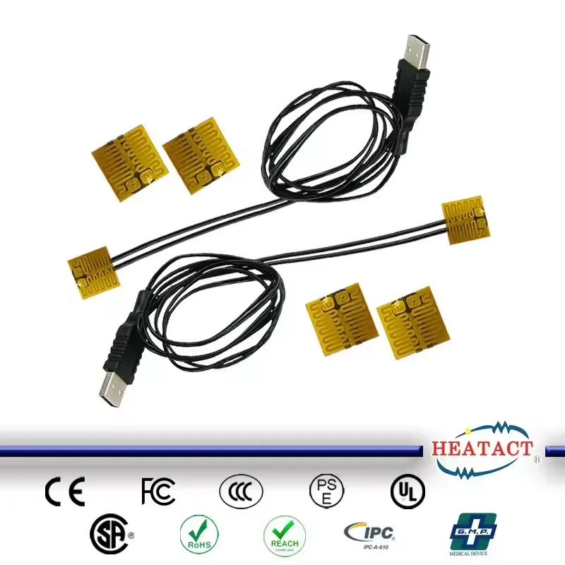 Flexible Transparent Film Heater with Adjustable Thermostat Heating Element