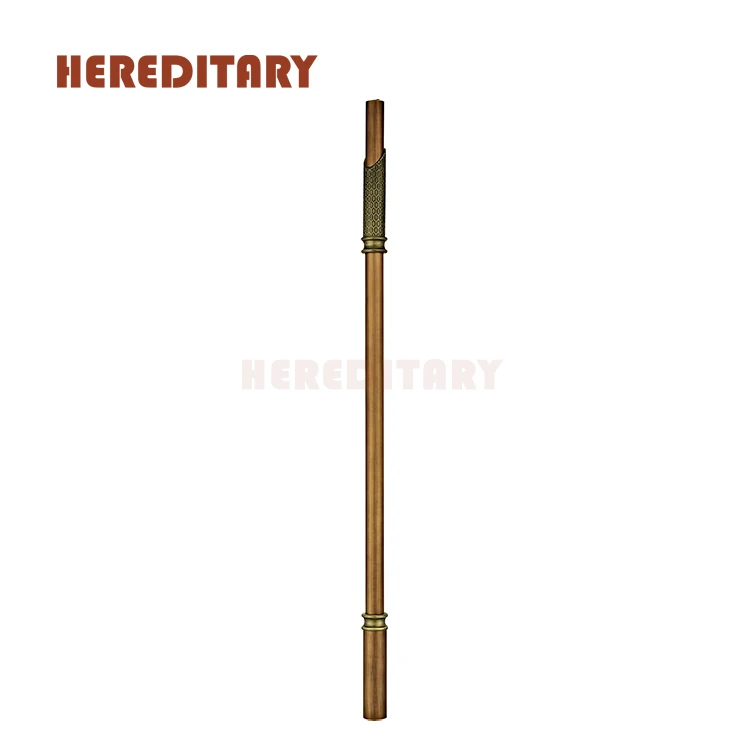 Customized design aluminum balustrade stairs railings villa railing brass railing