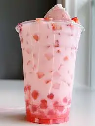 Клубничный аромат в пузырьковом чае для экспресс-доставки
