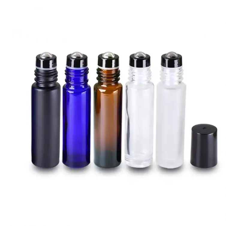 10ml High Quality Travel Glass Essential Oil Perfume Roll On Bottle Refillable Perfume Bottle for Essential Oil