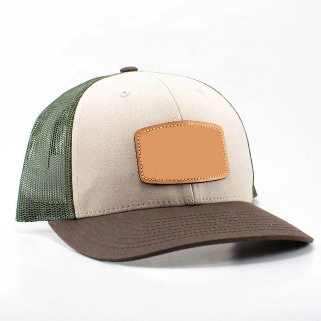 OEM Custom High Quality 6 Panel Curved 2024 Snap Back Sports Hats Embroidered Logo Trucker Hat