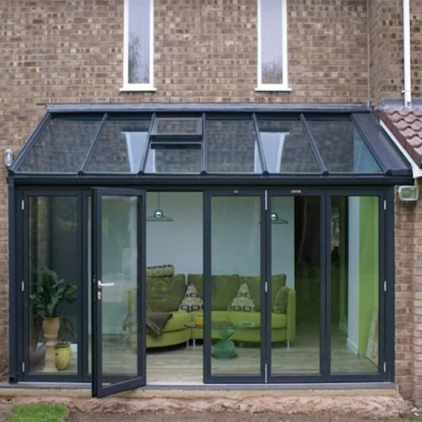 D-TOP NFRC glass curtain wall sunroom balcony construction glass garden sunroom For manual sunroom glass house Of House