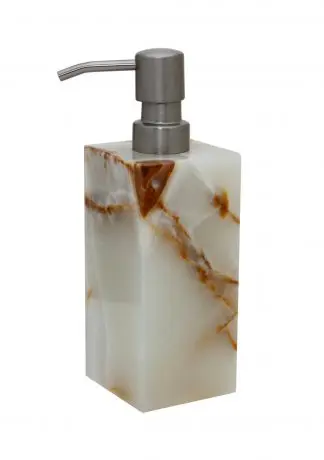 Onyx Bathroom Accessories set, Stone Marble Bath set of 6, Onyx Marble bathroom set