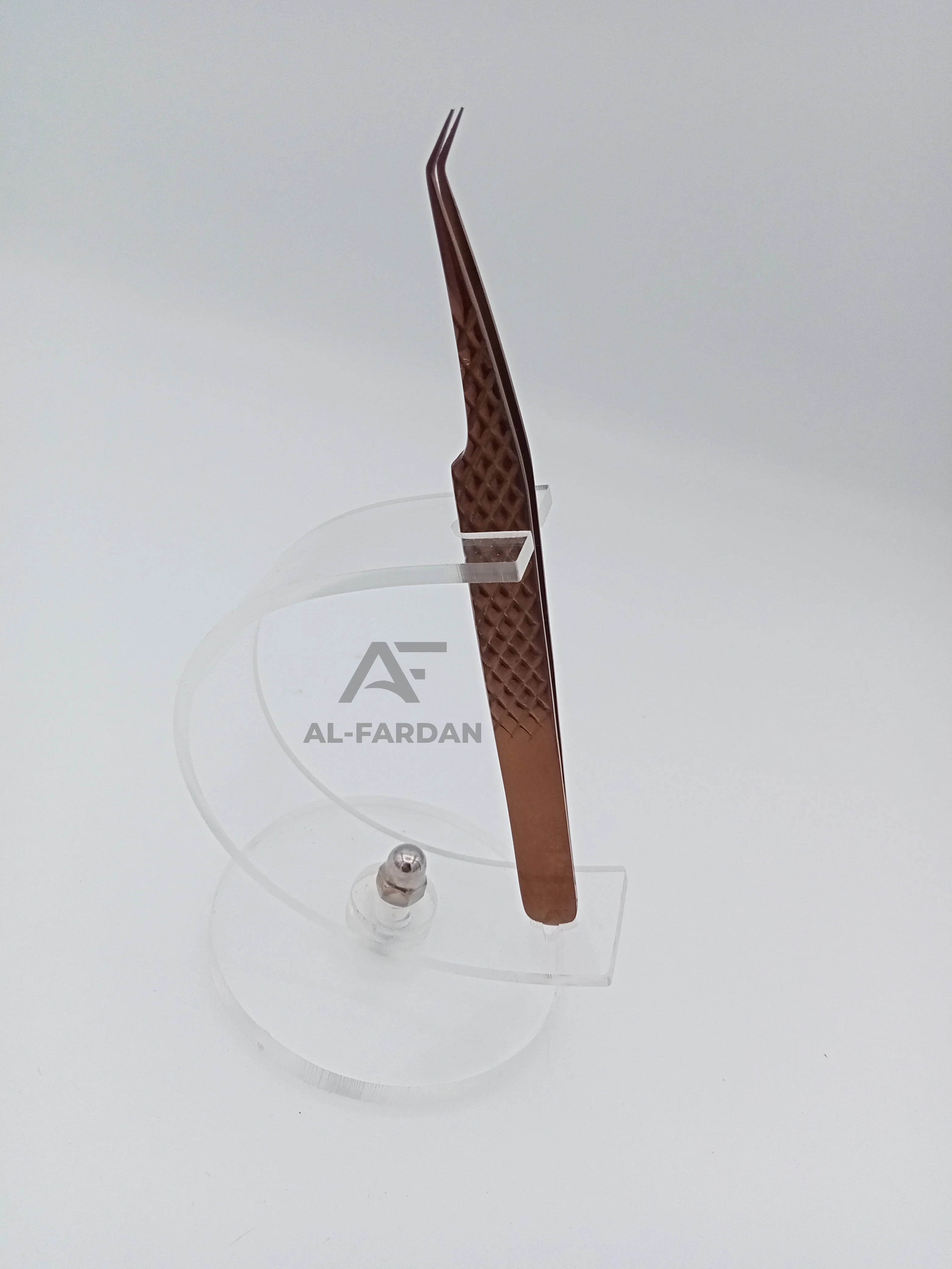 45 And 90 Degree Eyelash Extension Tweezers Rose Gold Plasma Color Plastic Stands For Lashes Tweezers Diamond Grip