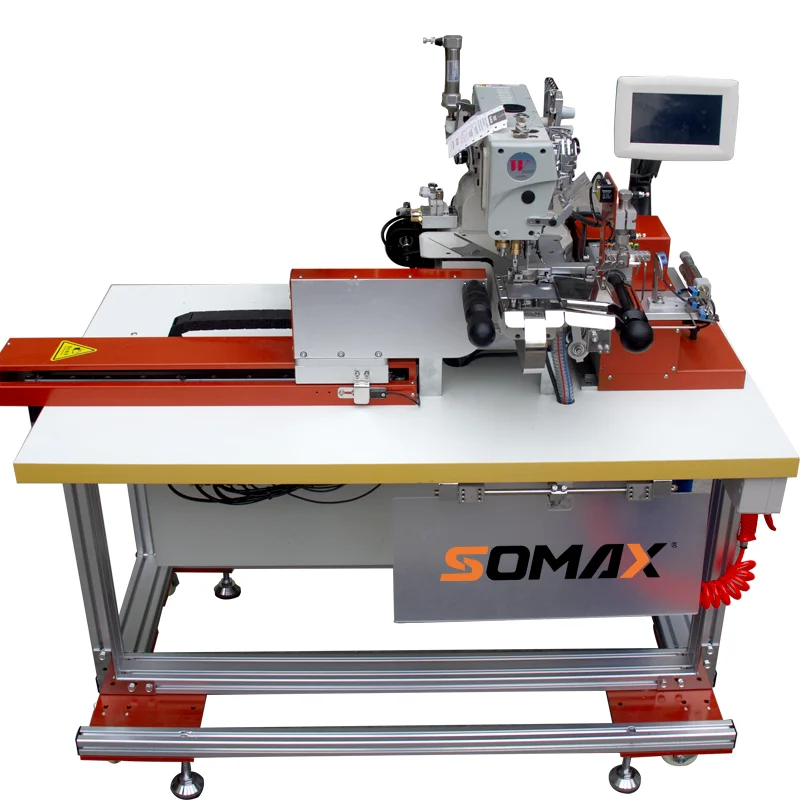 Двойная эффективность SOMAX SM-07B Автоматическая botom femming для детей футболка Поло рубашка высокого качества швейная машина