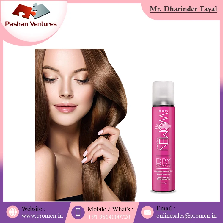 High Quality All Types of Hair Prowomen Dry Shampoo Spray At Factory Price