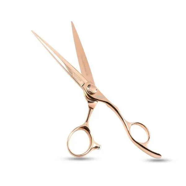 Powerful Salon Hair Thinning Scissors Wet and Dry Cutting Barber Supplies with Steel Handle Sharp Blade Tip Expert Beauty Tool