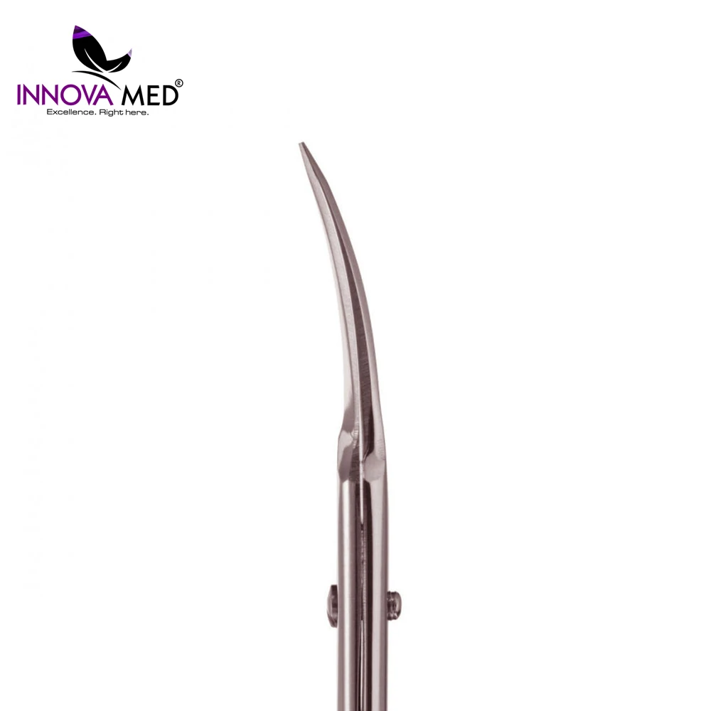 Curved Shaped Premium Quality Newest Latest Style Stainless Steel Staleks Cuticle Scissors BY INNOVAMED INSTRUMENTS