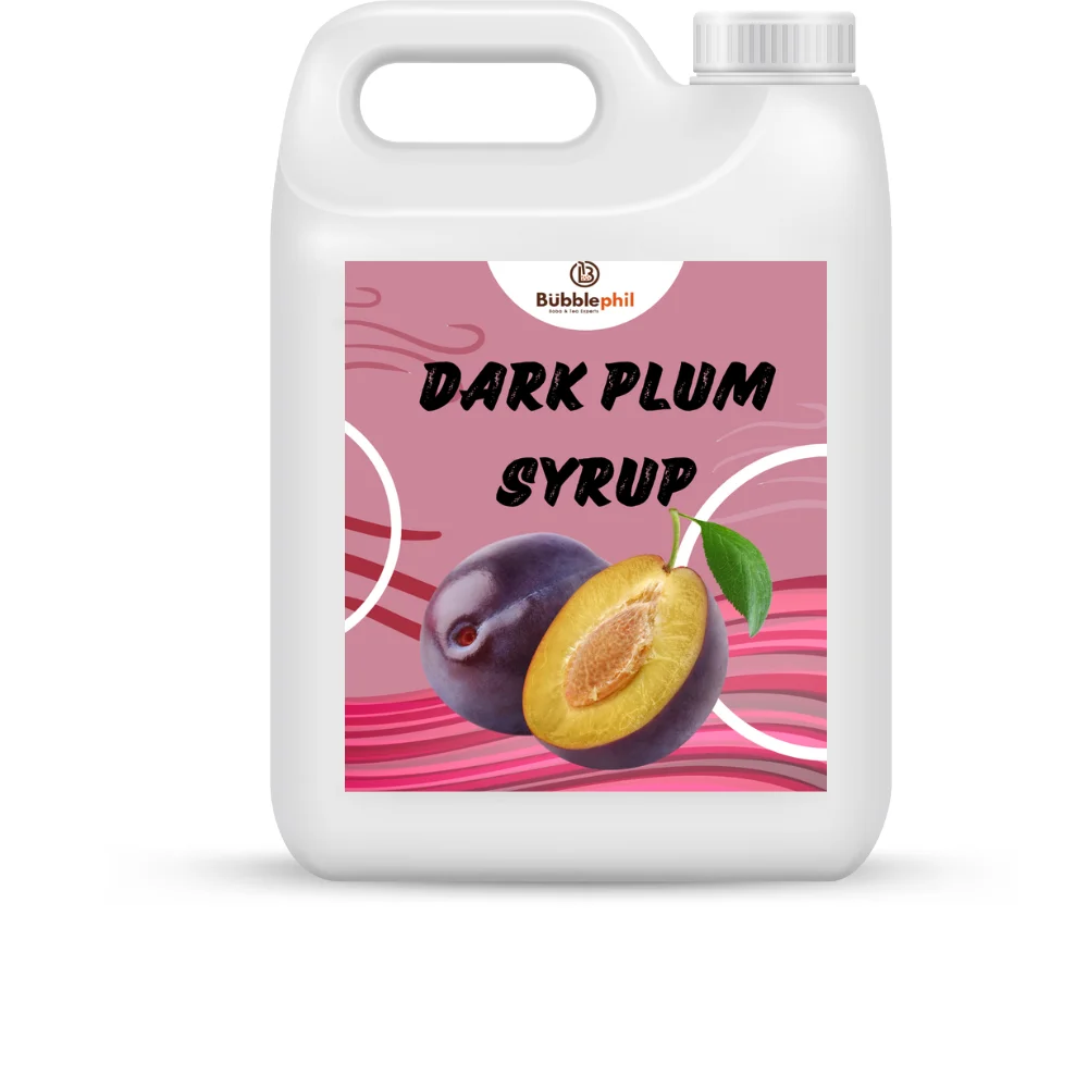Dark Plum Flavored Syrup