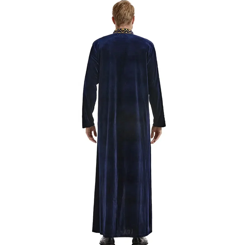Wholesale High Quality Khamis Arab Islamic Most style fleece winter thobe Good Price thobe omani thobes for men