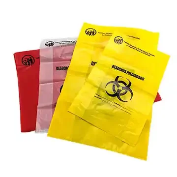 Red and Yellow Biohazard Waste Garbage Bags and Biohazard Plastic Bags and Clinical Bag Vietnam Supplier