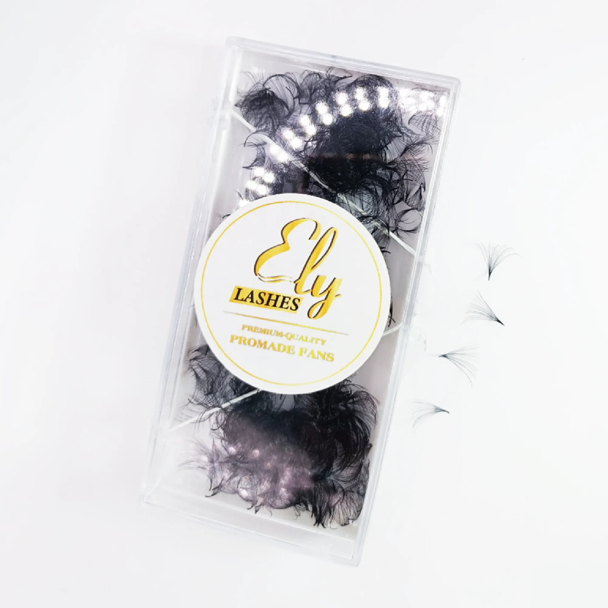 0.03 0.05 0.07mm Hot Trendy Matte Lash Trays Fluffy Matte Black Individual Eyelashes Wholesale Customized Packaging As Request