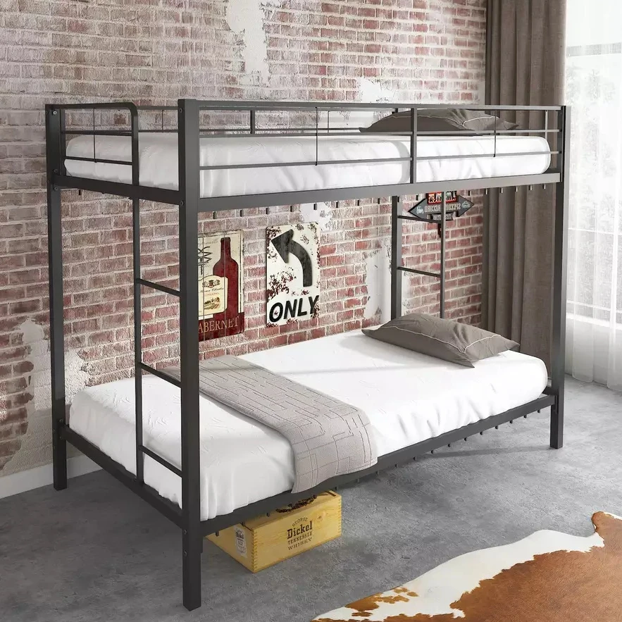 Sale Dormitory Iron Bunkbed Double Metal Steel Bunk Bed Frame for Adults