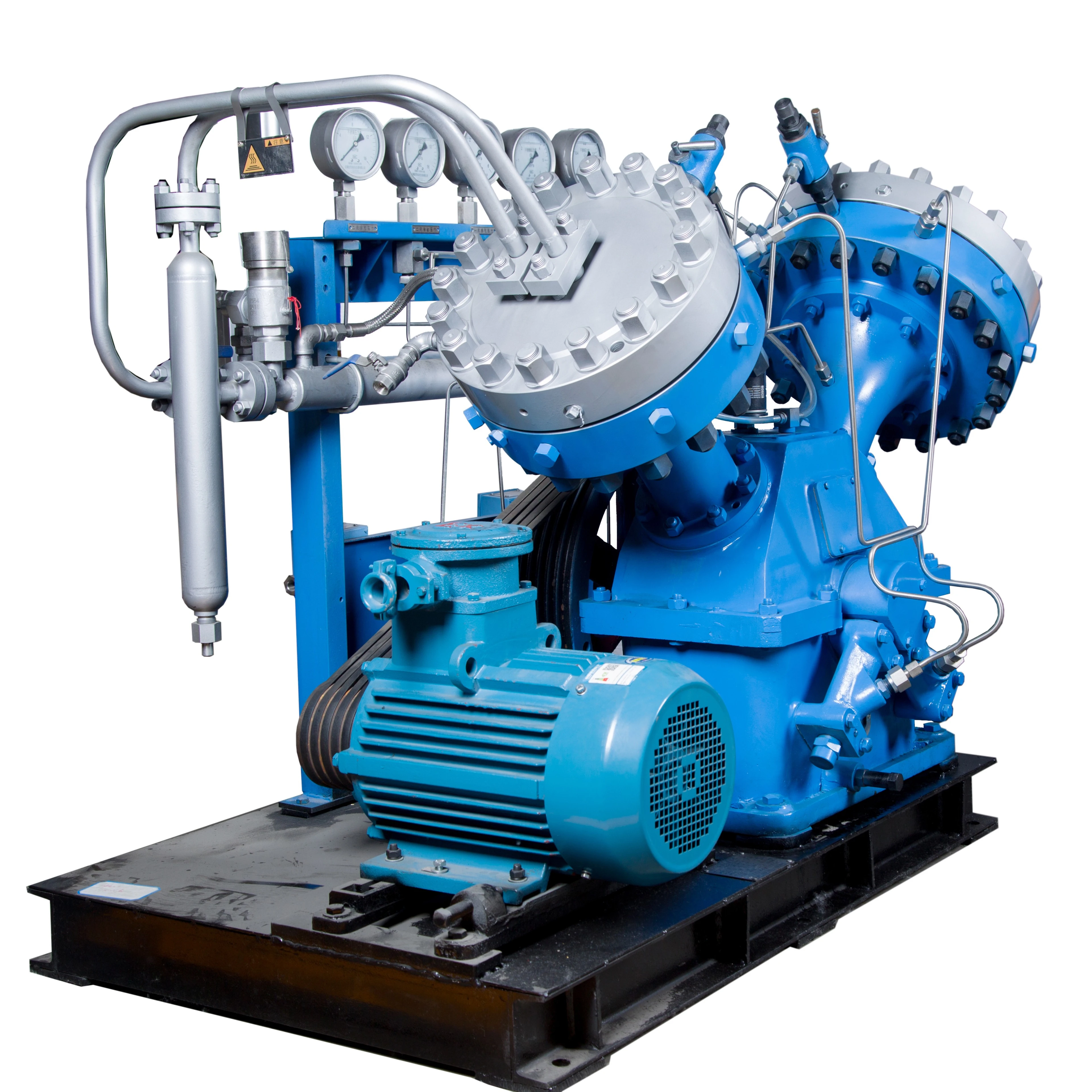 High Purity 99.999% Completely Oil-Free Inlet Pressure 0.4MPa Working Pressure 25MPa Hydrogen Gas H2 Diaphragm Compressor