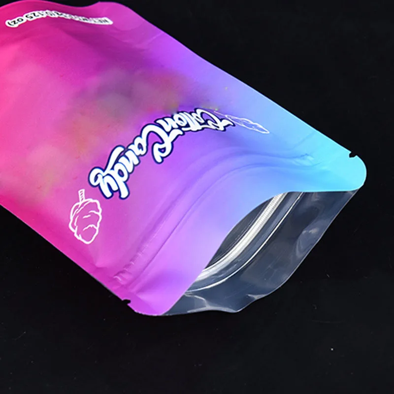 High Quality Matte Aluminum Foil Stand Up Zipper Pouch Candy Peanut Chocolate Bar Packaging Chocolate Bags