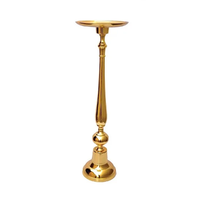 Fashion Metal Candle Stand Wedding Dinner Table Hollow Desktop Living Room Decor Brass Top Selling Large Menorah in Different