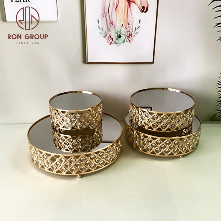 Vintage Mirror Storage Tray Fine Wedding Decorative Tray cake tray