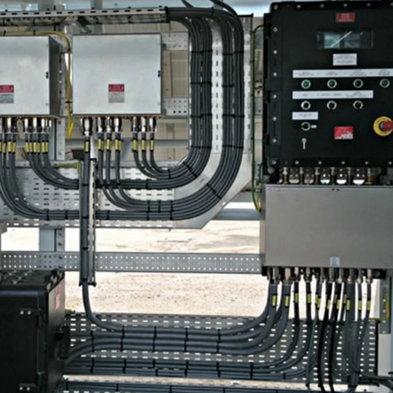 Solar Energy System Cable Tray Manufacturer GI Hot Dipped Galvanized Perforated Cable Trays for Solar Energy