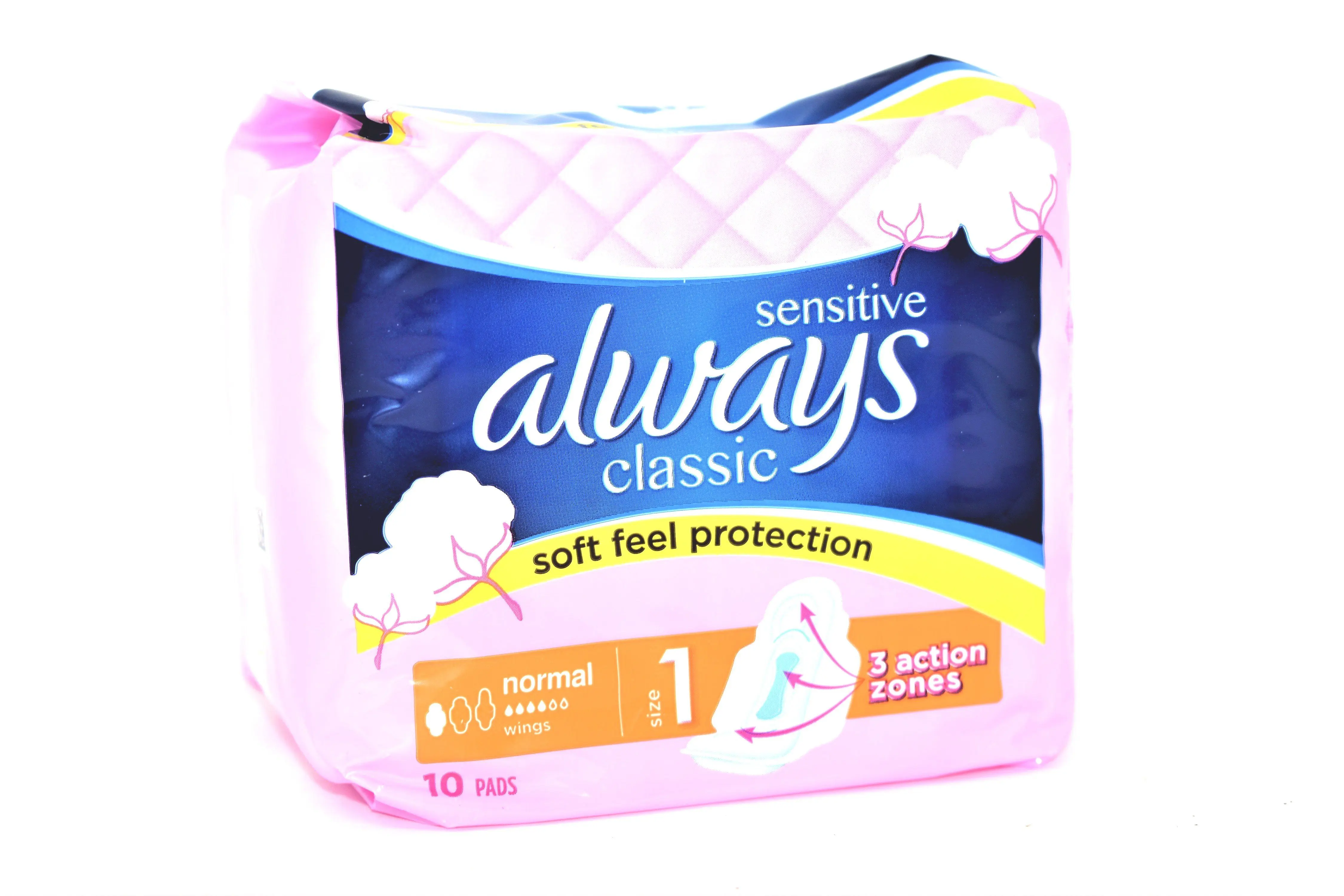 Always Classic Clean Feel Protection 10 Normal Pads