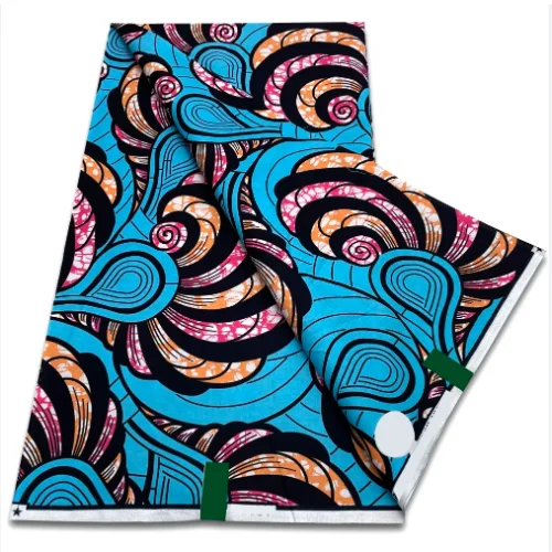 Wholesale High Quality 100% Cotton Fabric African Wax Print Ankara and Holland Vitenge Wax Cotton Fabric