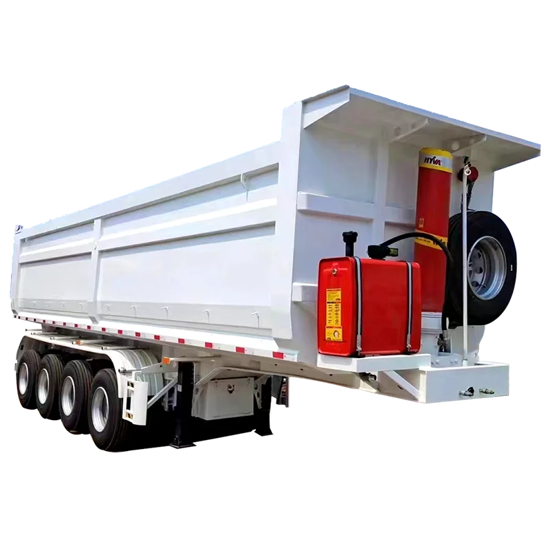 Задний самосвал 3/ 4 axle 40T 60T, U-образная форма, самосвал, грузовик, прицеп