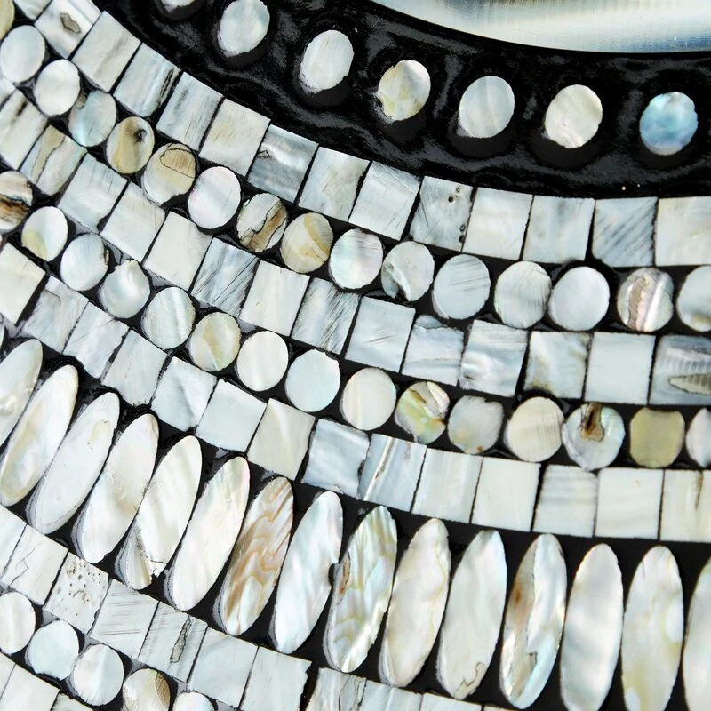 Beautifully Crafted Mother of Pearl Wall Mirror Handmade  MOP Wall Mirror For Decor Bedroom Hotel Restaurants Bathroom
