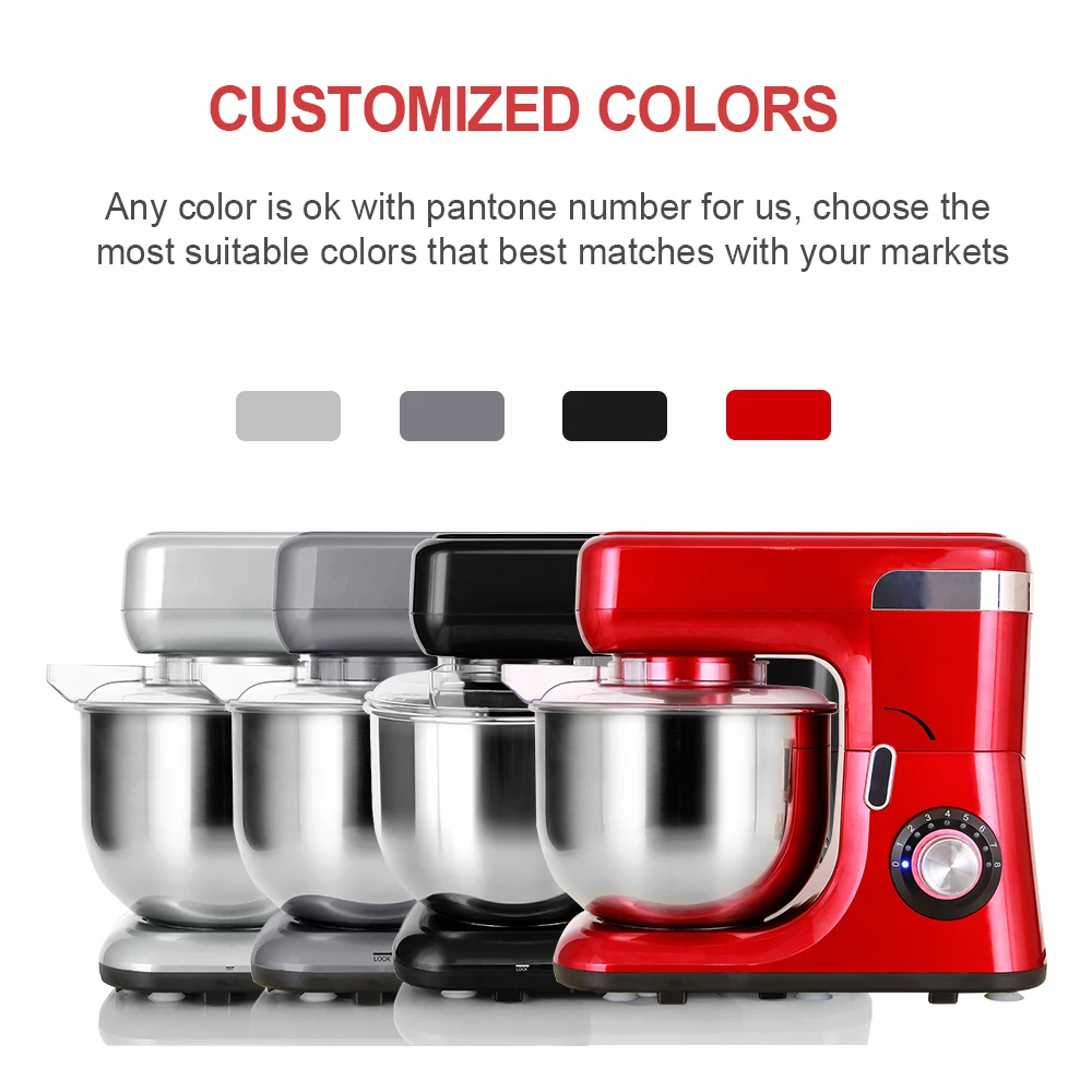 1200W 5.5 liter multi-functional kitchen stand food mixer with CE GS ETL certificate