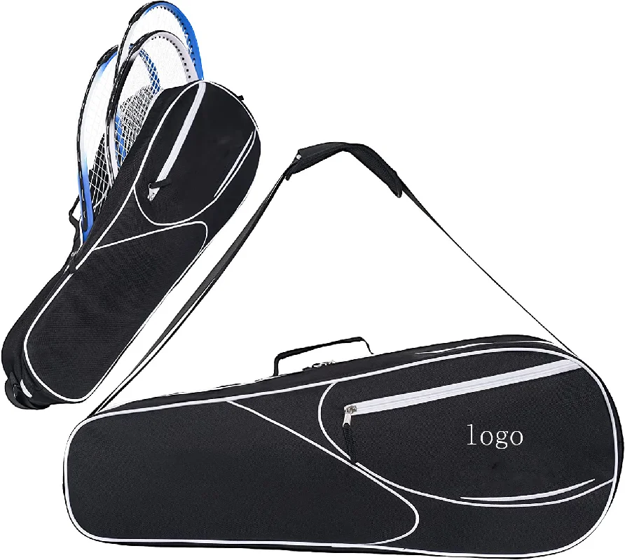 Custom Logo Waterproof Promo Beach Badminton Tennis Racquetball Racket Racquet Bag Double