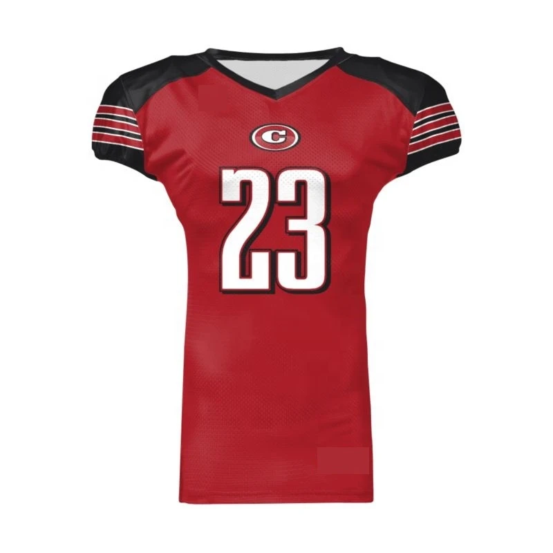 custom made sublimated warrior team american football jersey