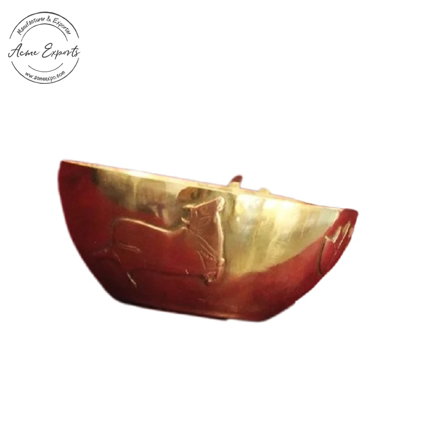 Hot Selling Handcrafted Tea Strainer with  lotus in Brass for Tea and Coffee Table Top