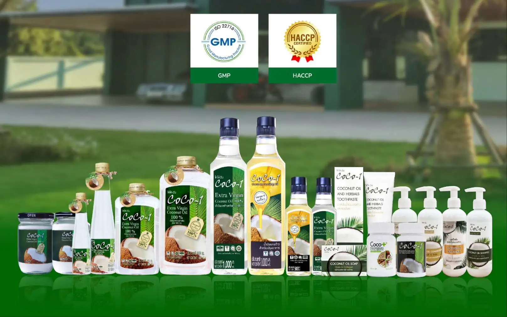 Coco-1 Premium Virgin Coconut Oil 500ml coconut oil extra virgin bangkok thailand