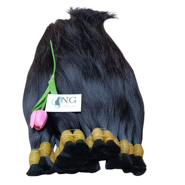 factory directly 100% original natural hair bulk human hair from Viet Nam with wholesale price