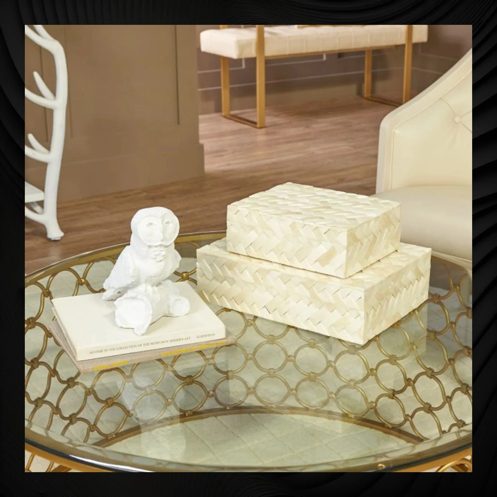 Best Quality Direct Factory Sale Bone Inlay Jewelry Box Luxury Handmade Bone Inlay Jewelry & Storage Box