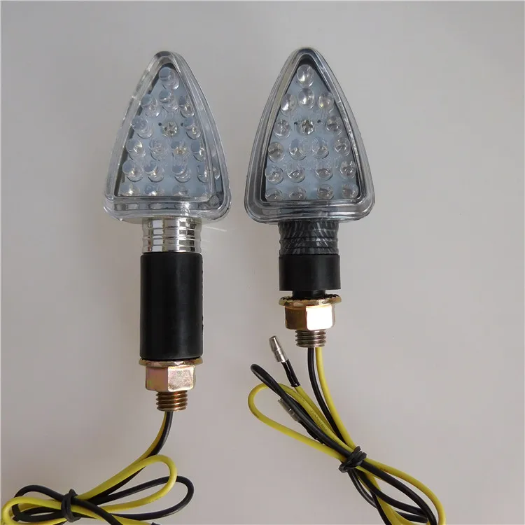 Emark 12V Flowing Universal Motorcycle LED Turn Signal Light with special shape to motorcycle
