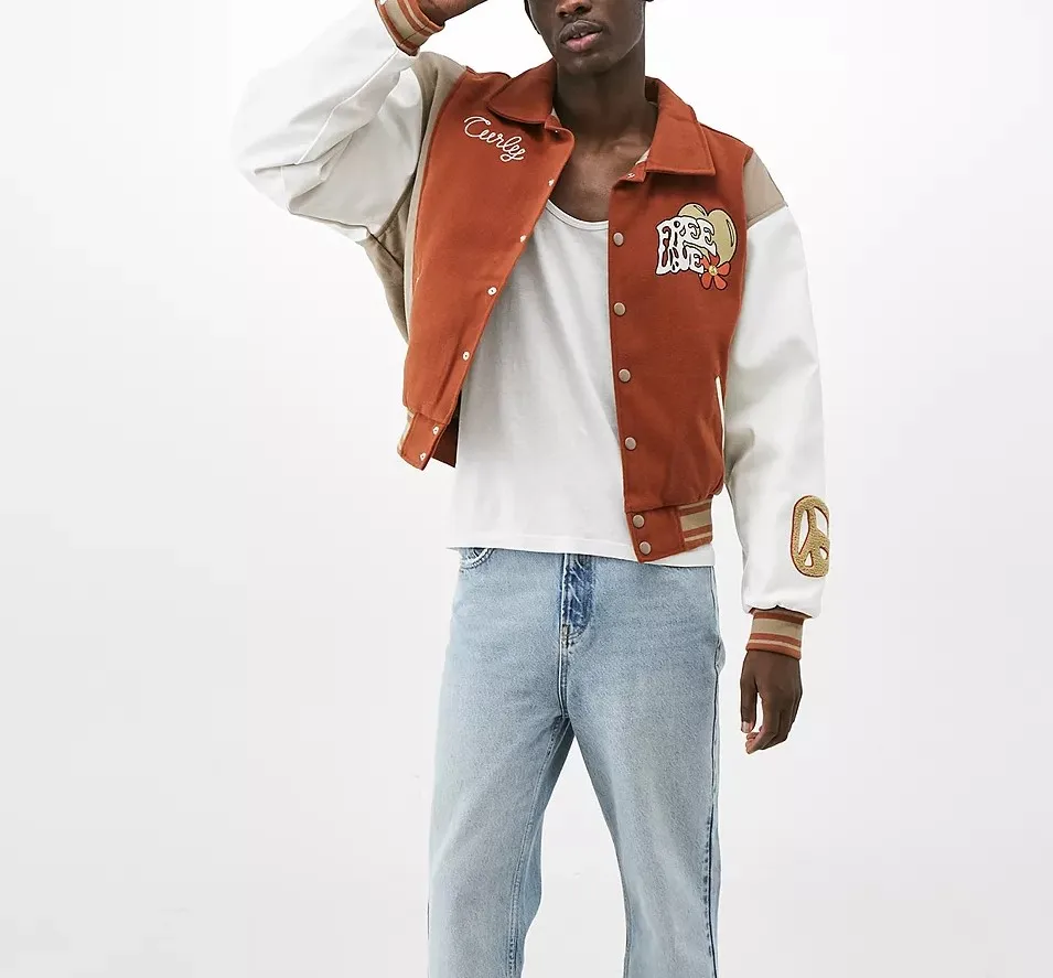 Hot selling Varsity Jacket high quality flight comfortable baseball varsity Jacket embroidered varsity jacket for men