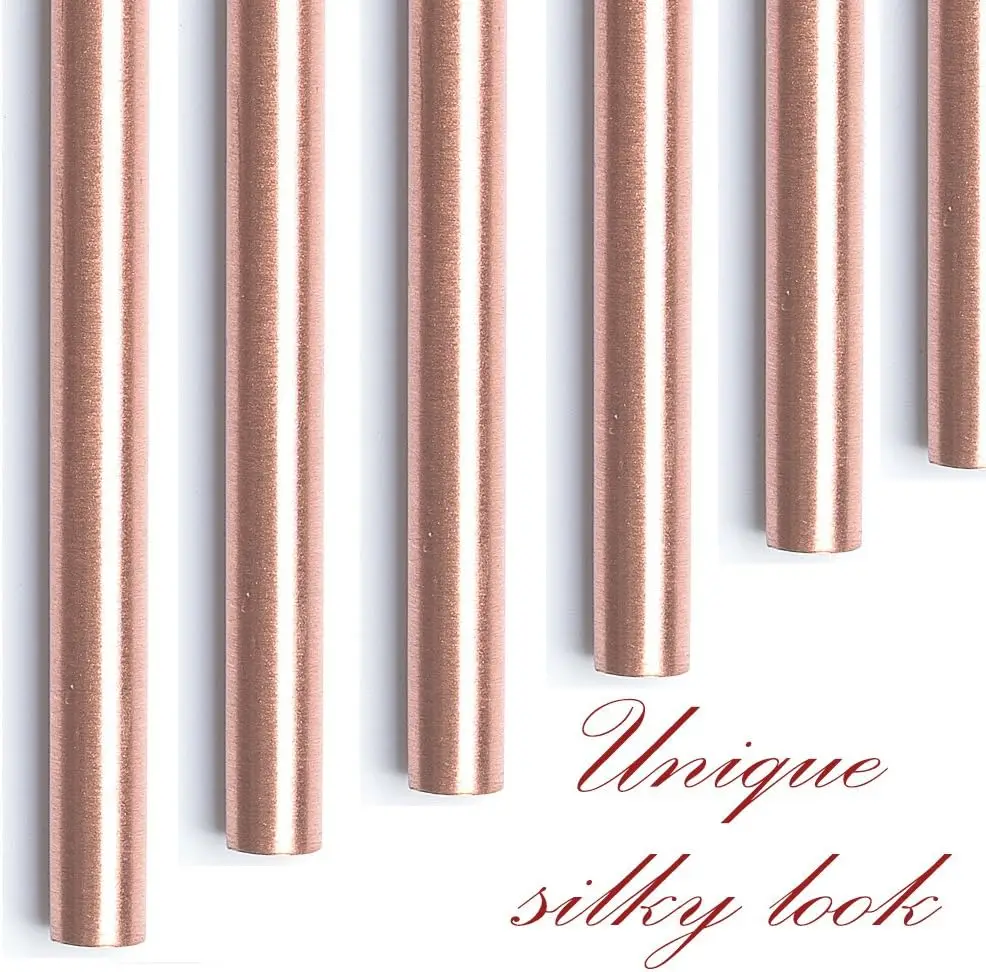 Buy Copper Straws 14 Cm Size 6 Pcs Solid 100% Copper Drinking Straws For Sale By Indian Exporters At Low Prices