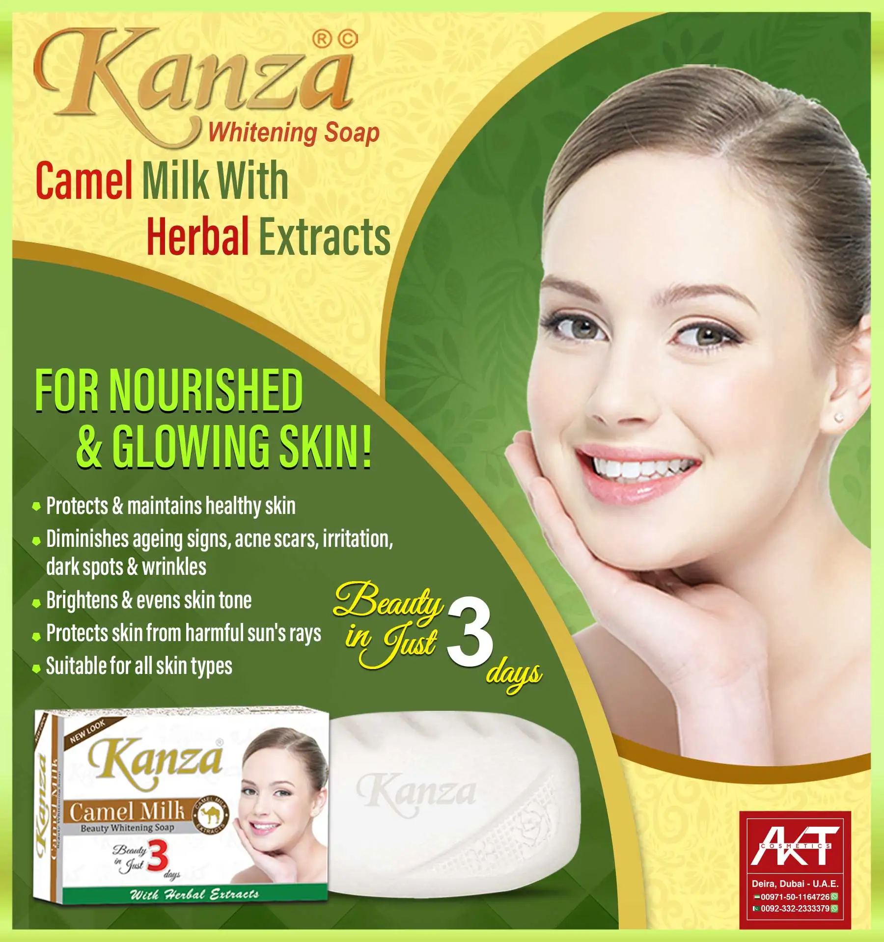 KANZA WHITENING CAMEL MILK SOAP (TM 393381)