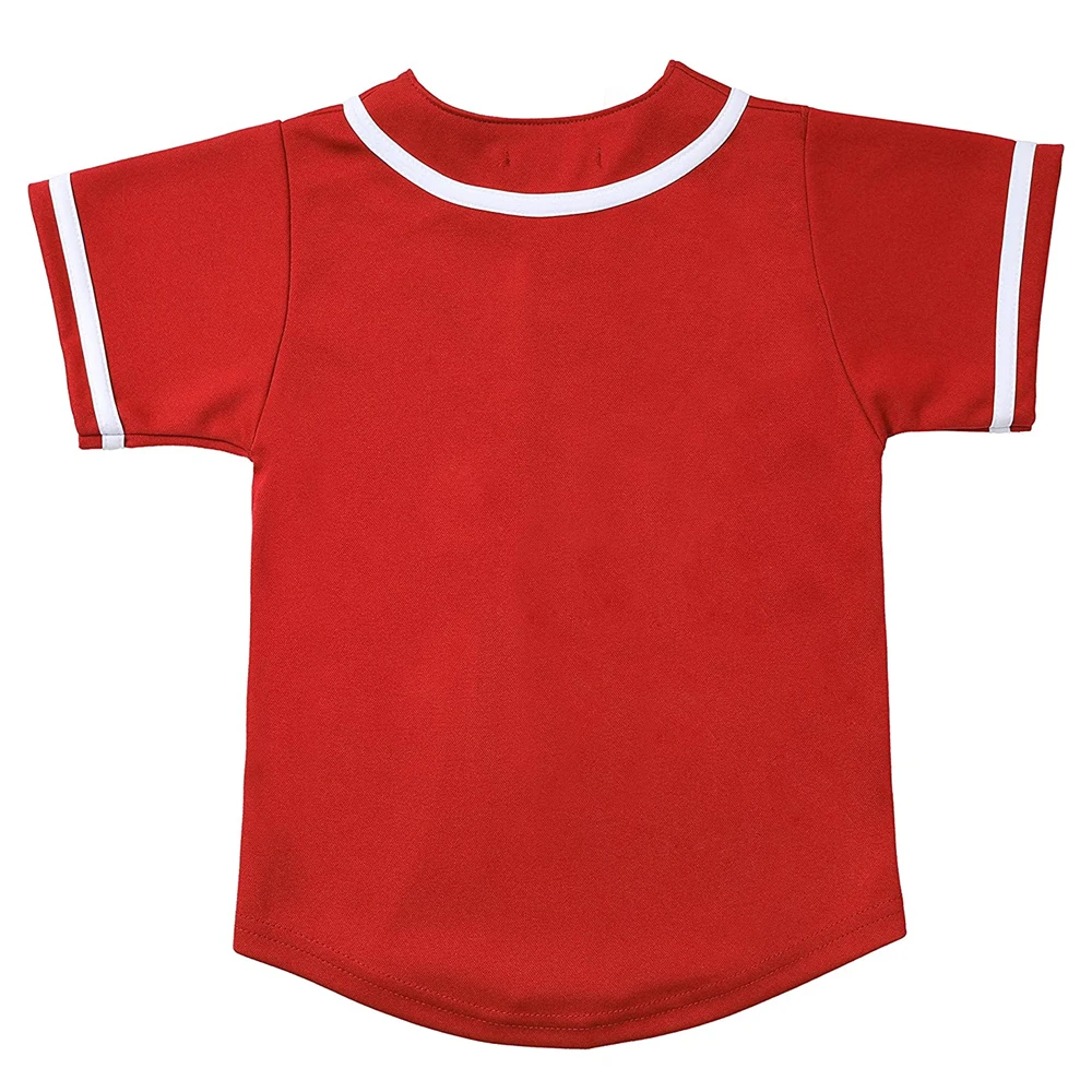 Hat and Beyond Kids Baseball Jersey T Shirts Team Uniform PE School League 100% Polyester Lightweight  Standard US Sizing