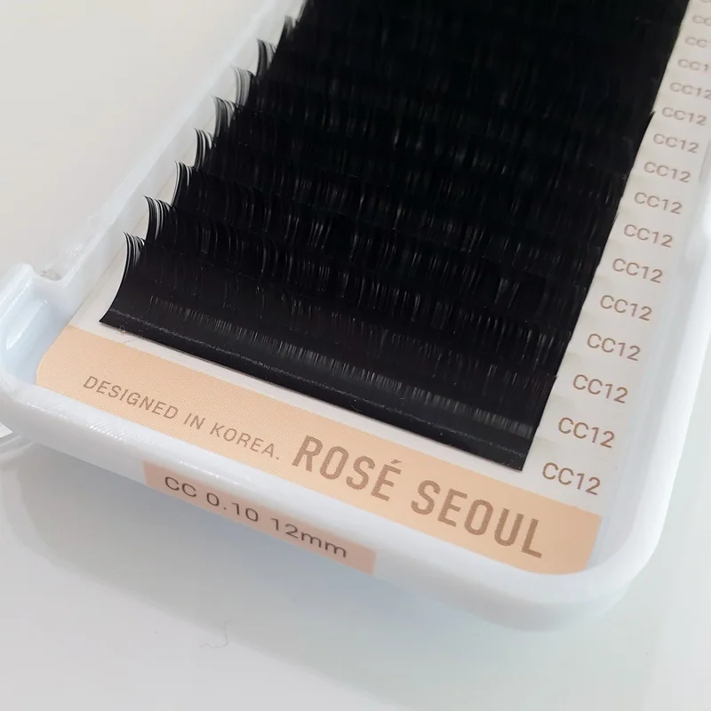 [ROSE LASH] Individual Mink Eyelash Extension Extension - de cils de vison individuelle - Korea PBT Material