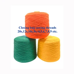 Bag Closing Thread 100% Spun Polyester Sack Sewing Bags for Fertilizers, Rice, Sugar, Feed Meal, Grains, Cereal, Flour