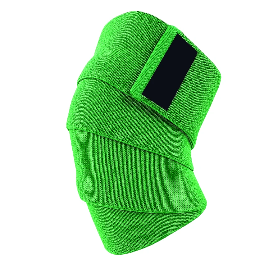 Adjustable Breathable Top Quality Cheap Price Custom Made OEM Weight Lifting Knee Wraps Fitness & Body Building