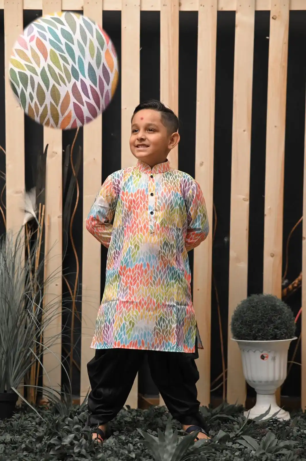 New Indian Readymade multi color kurta has been crafted with digital printed designs enhanced by placket