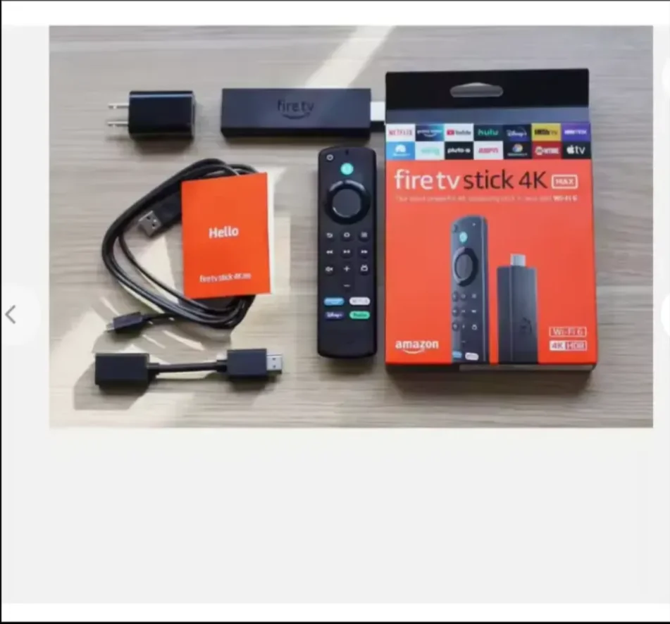 Лучшая Цена со скидкой Amazons Fire TV Stick 4K блестящий качество ТВ и умное домашнее управление бесплатное живое телевидение