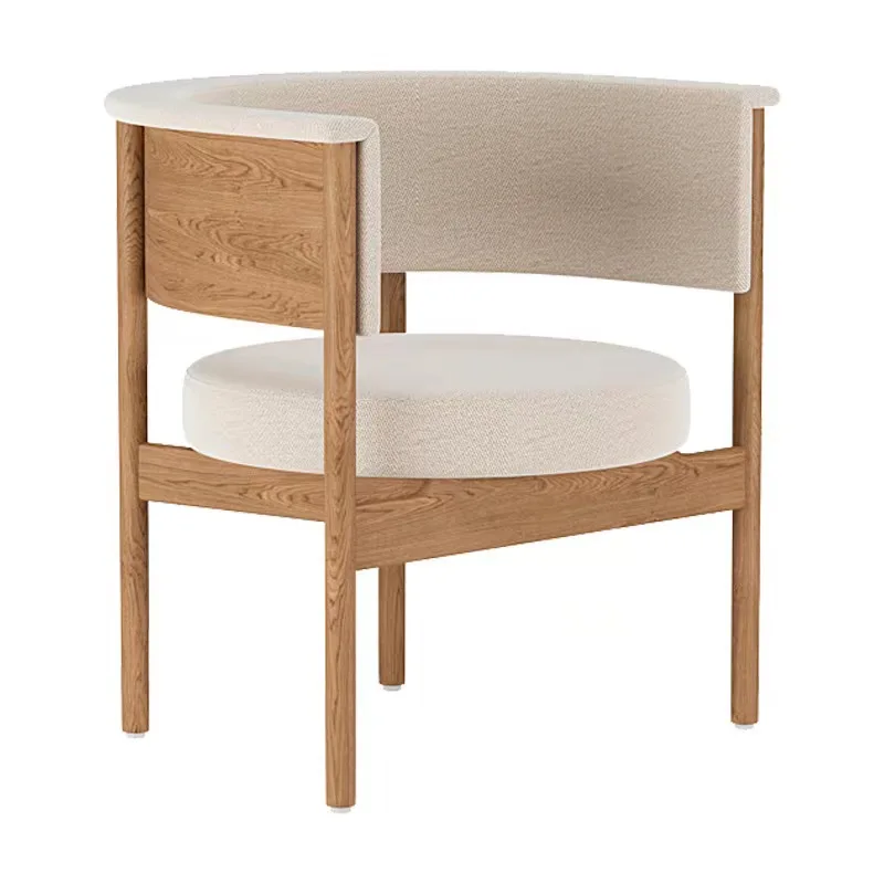 hot selling customize fabric round back great comfort modern accent chair  lounge chair for living room