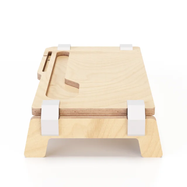 Portable wooden Laptop stand pc case support natural wood adjustable tablet pc notebook laptop stand for desk