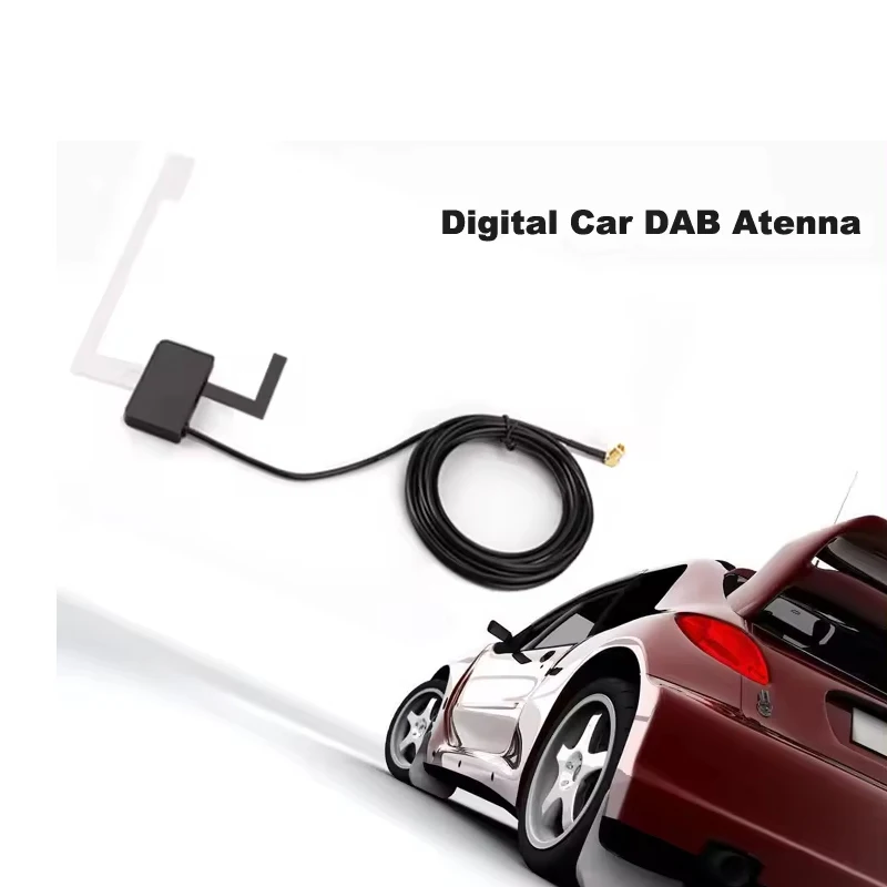 Universal DAB Digital Car FM Radio Aerial Antenna SMB Plug Glass Mount VHF UHF 18Dbi AM FM Patch Automobile Antenna
