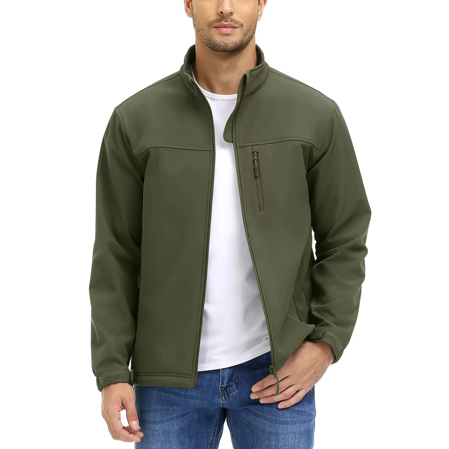 High Quality Outdoor Work windproof Softshell Jacket Custom Logo Hiking Jacket For Men Wind Breaker tactical jackets with logo